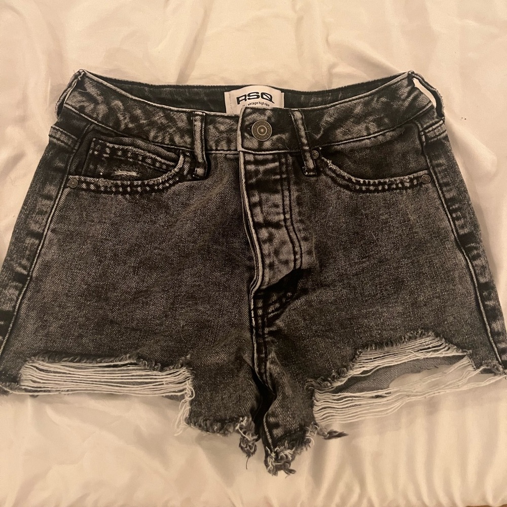 RSQ Vintage High Rise jean shorts